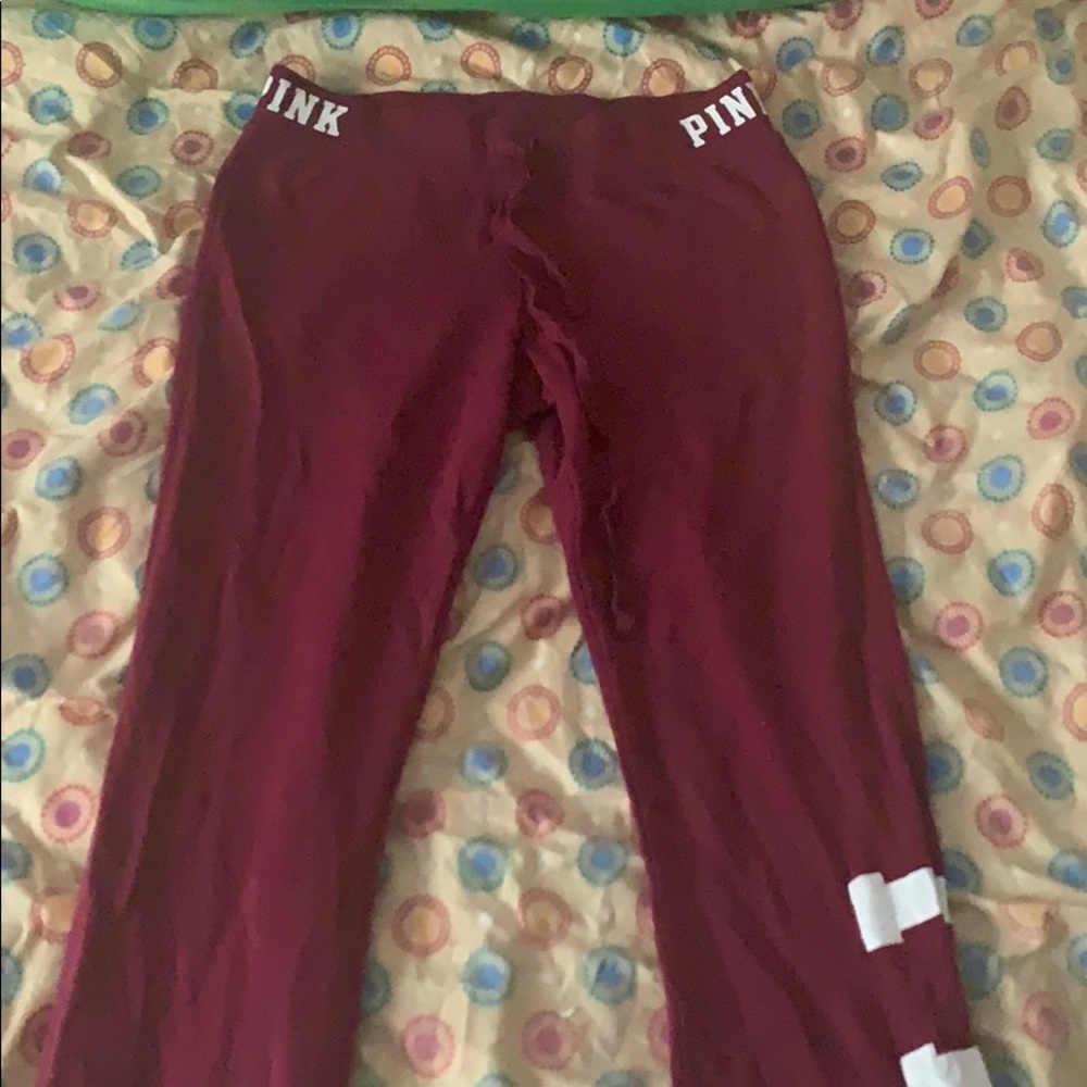 Pink sweatpants